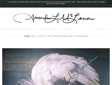 Tablet Screenshot of amandamclenon.com